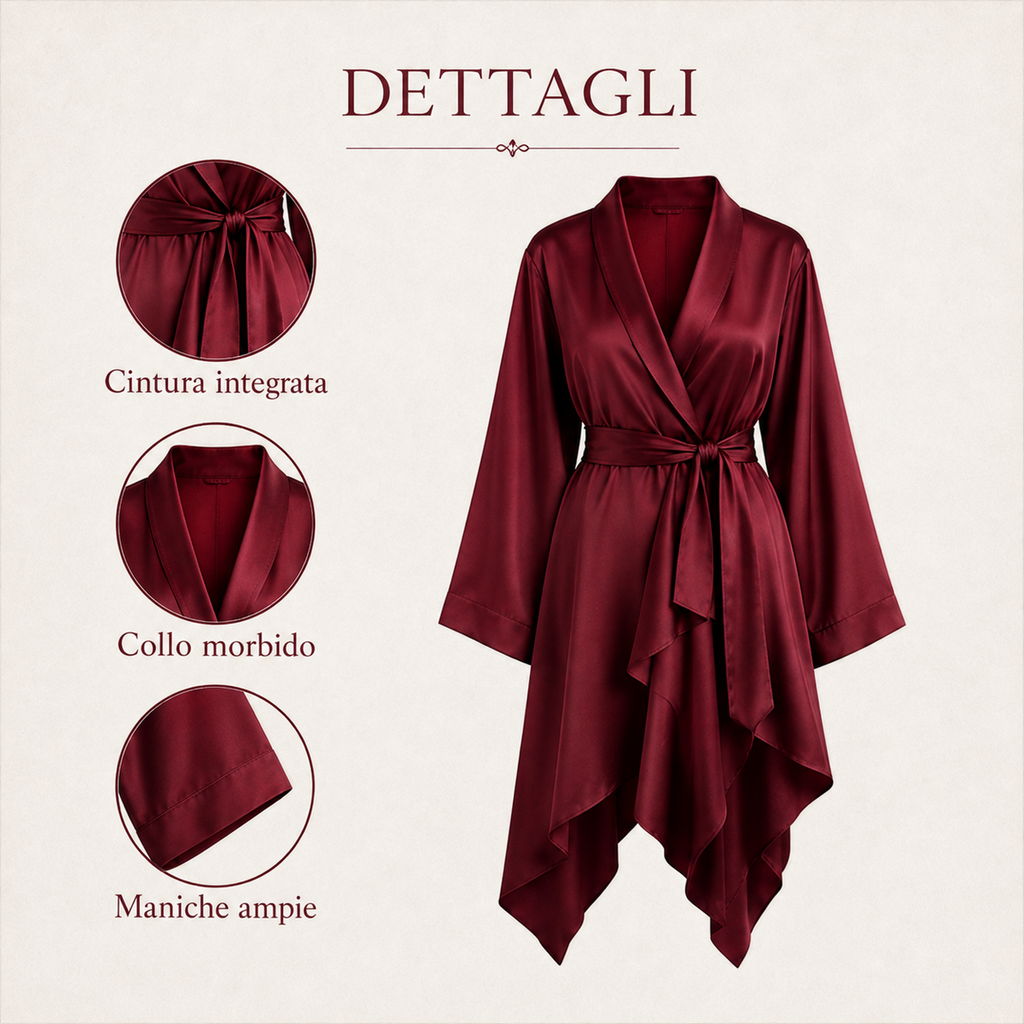 Vestaglia Vento con Cintura Integrata