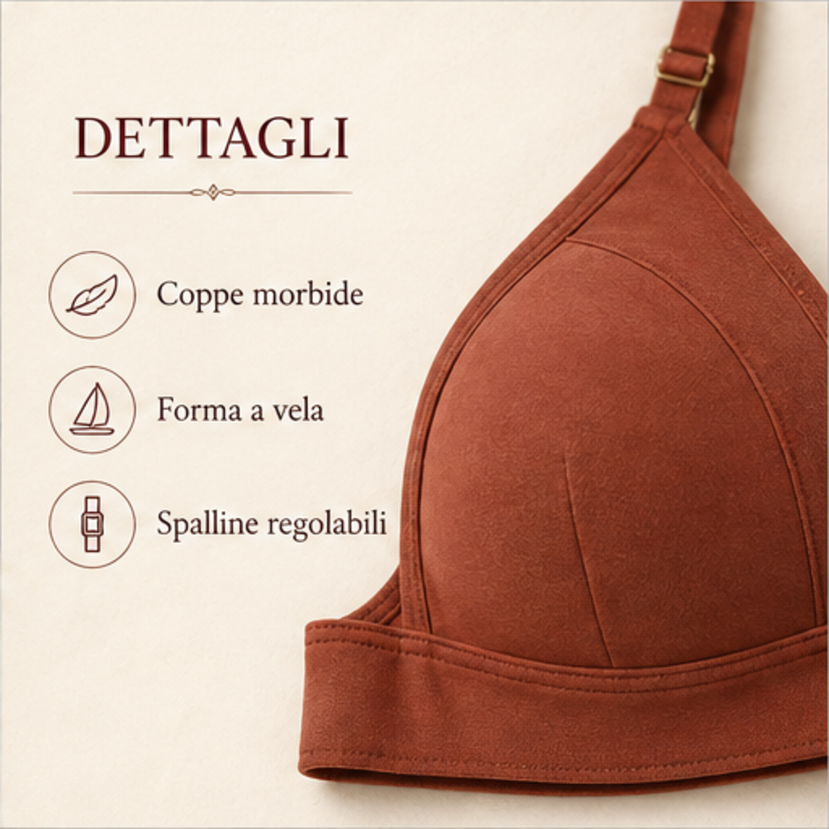 Reggiseno Vela a Coppa Morbida