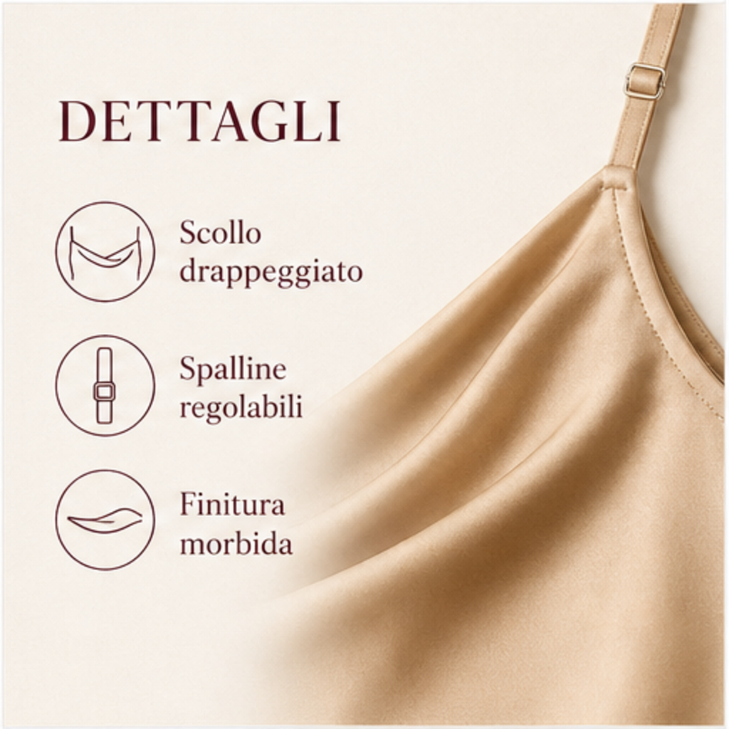 Top Notte Drappeggiato
