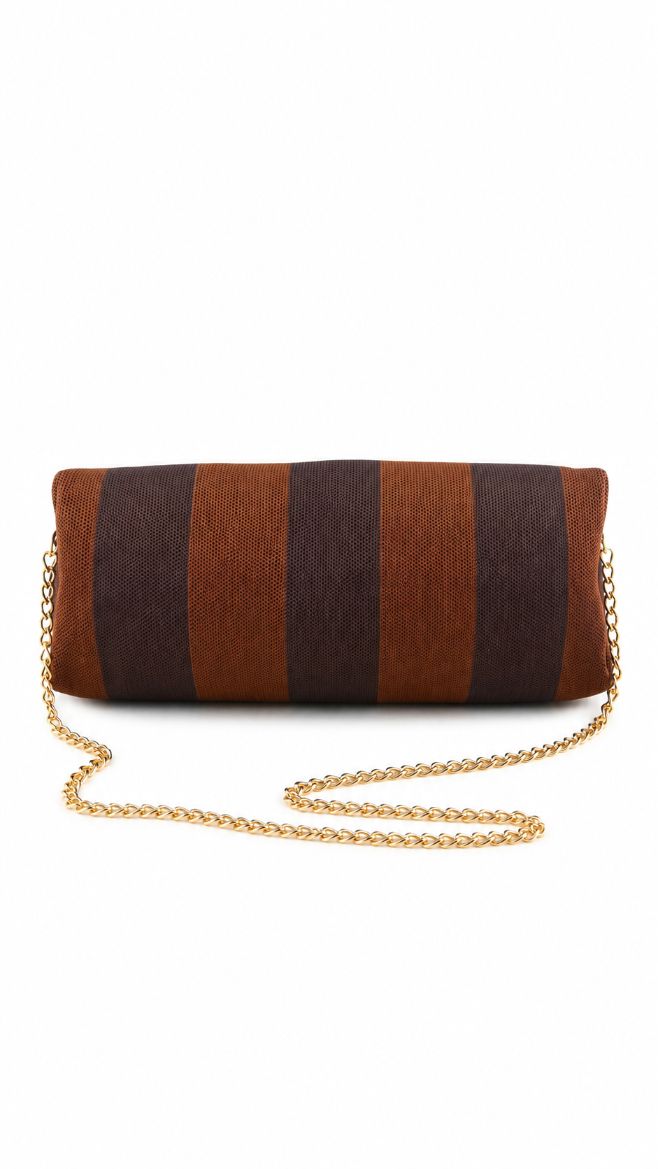 Clutch bag a righe
