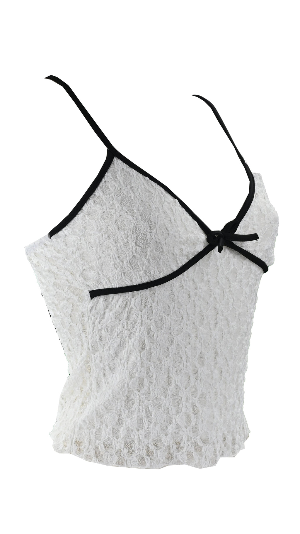 Top corto in pizzo